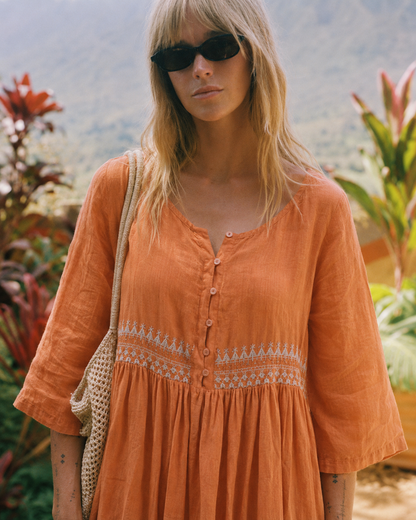 Federica | Linen Cotton Dress
