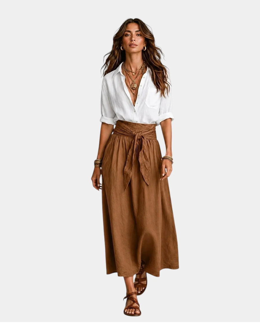 Danika | Midi Skirt & Shirt Set - women's set