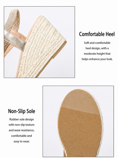 Aroa | Handwoven Wedge Sandals