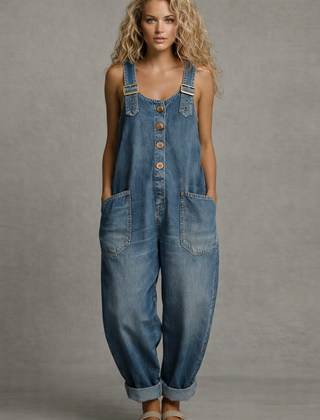 Molly | Denim Jumpsuit