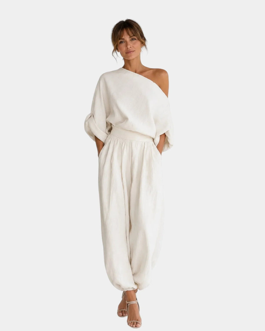 Lucette | Off-Shoulder Two-Piece Set - women's set