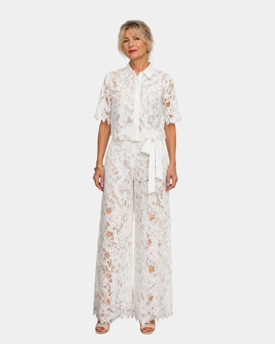 Aélis | Embroidered Lace Set - women's set