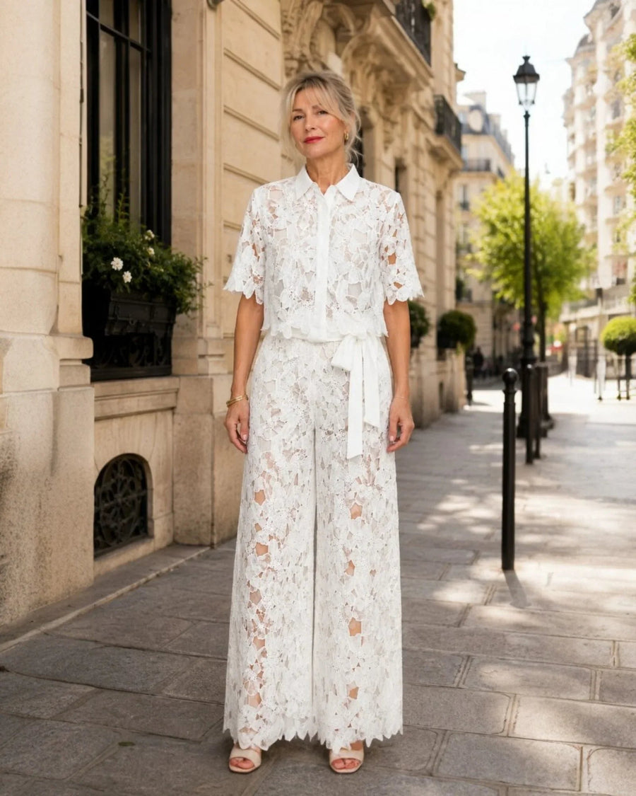 Aélis | Embroidered Lace Set