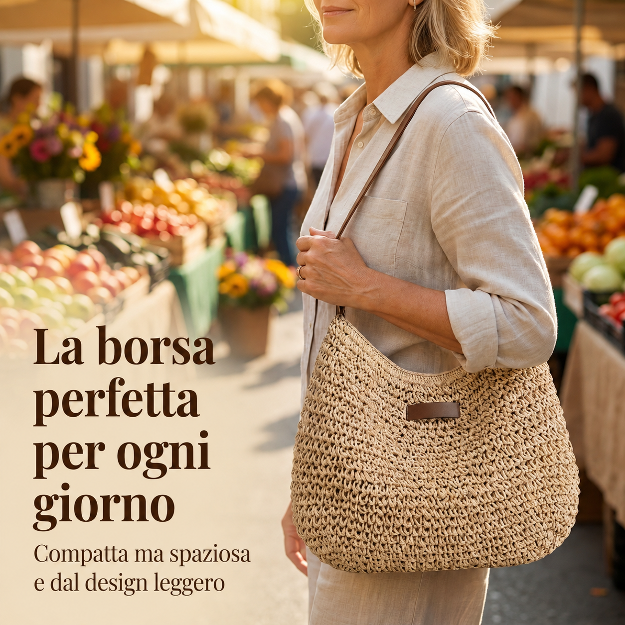 Simona | Borsa Intrecciata Elegante