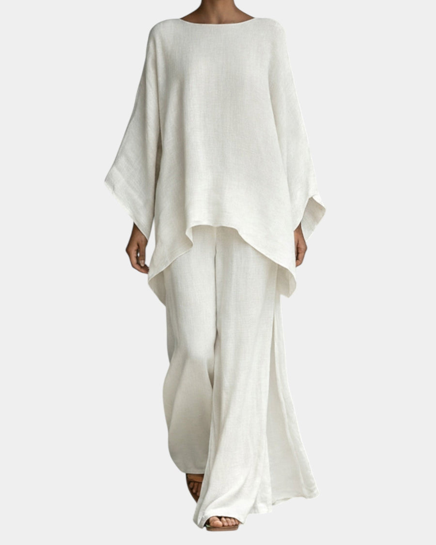 Mavie | Flowing Pants & Blouse Set - women's set