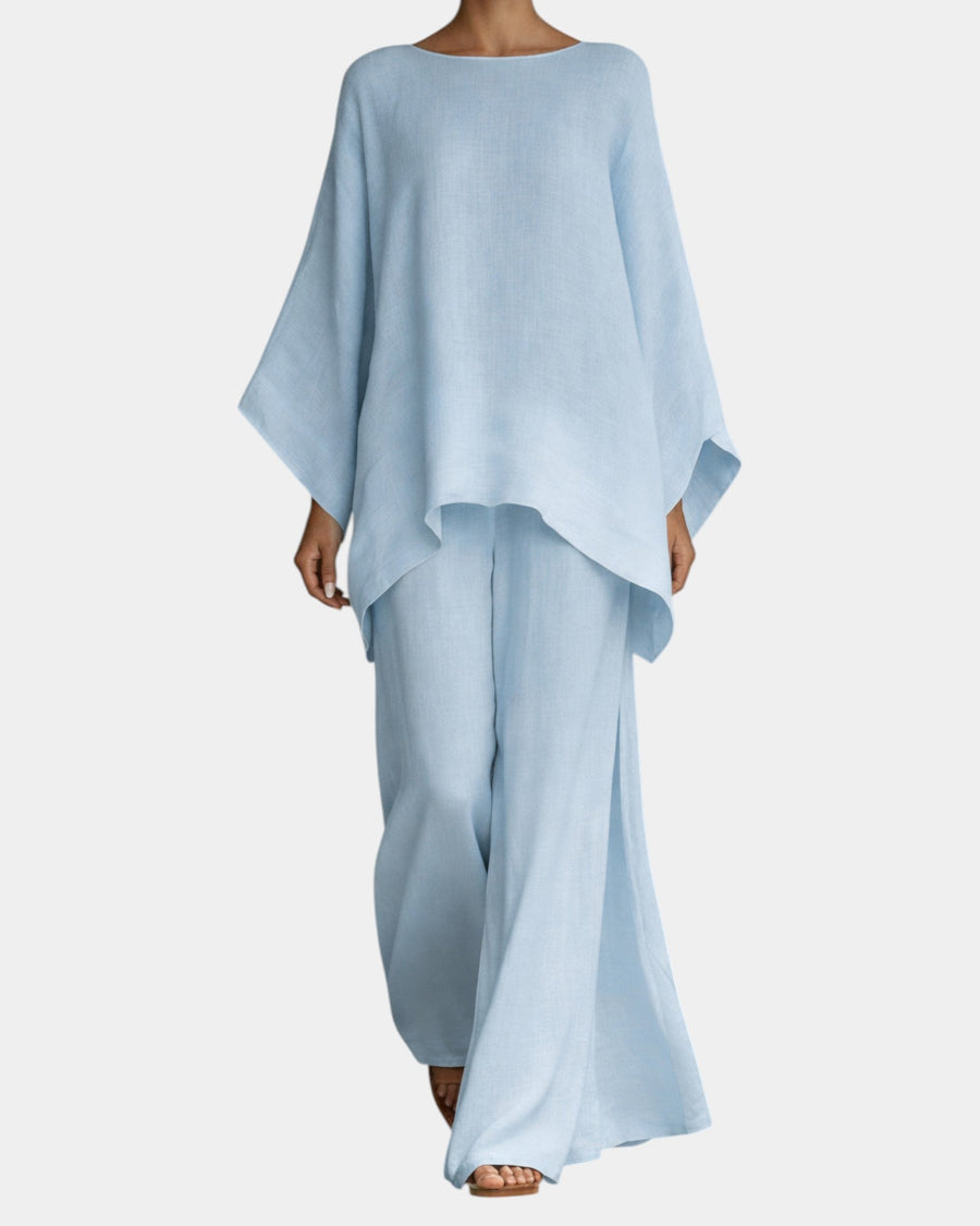 Mavie | Flowing Pants & Blouse Set