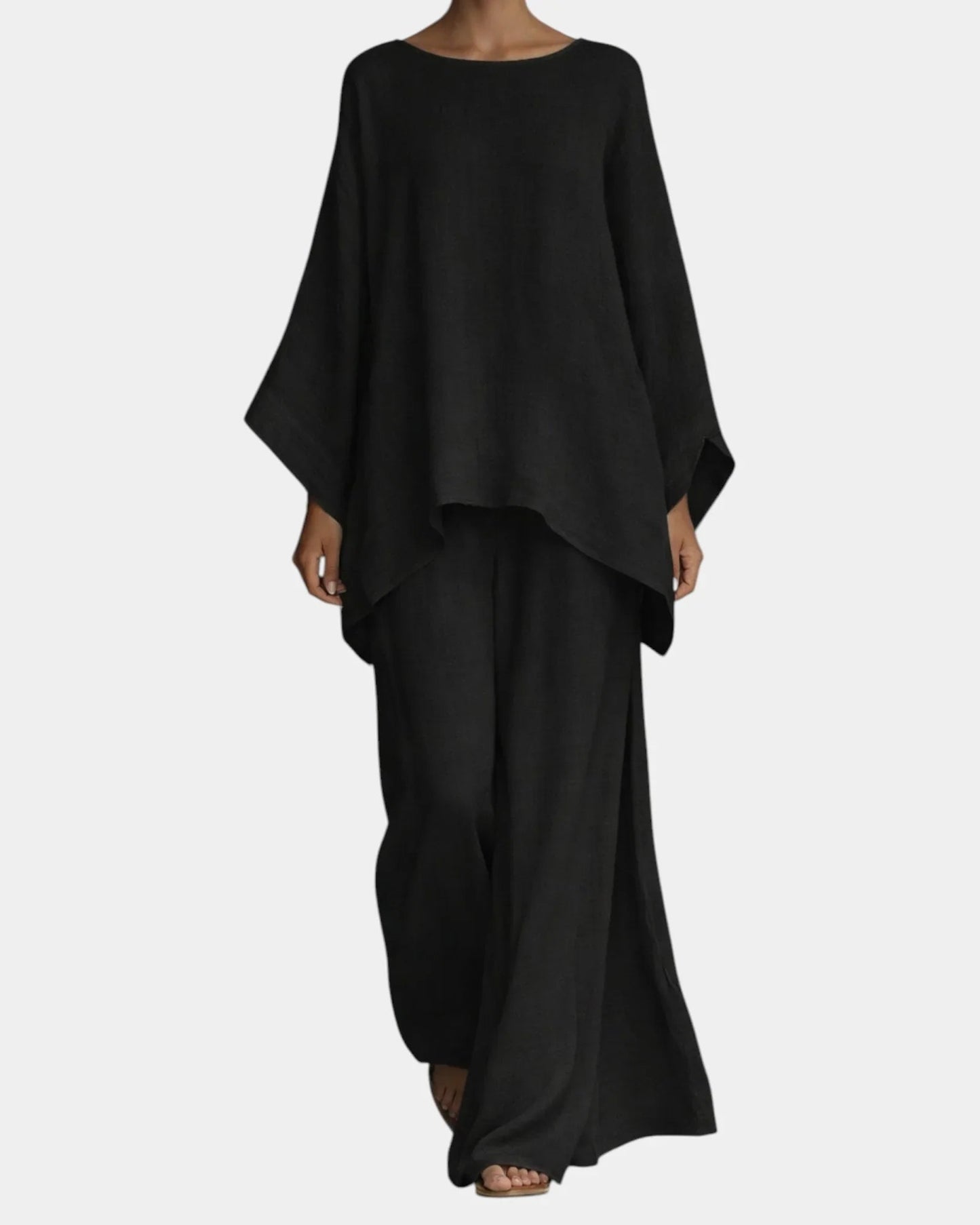 Mavie | Flowing Pants & Blouse Set