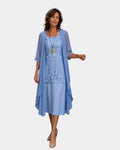 Mahélia | Two-Piece Chiffon Dress Set