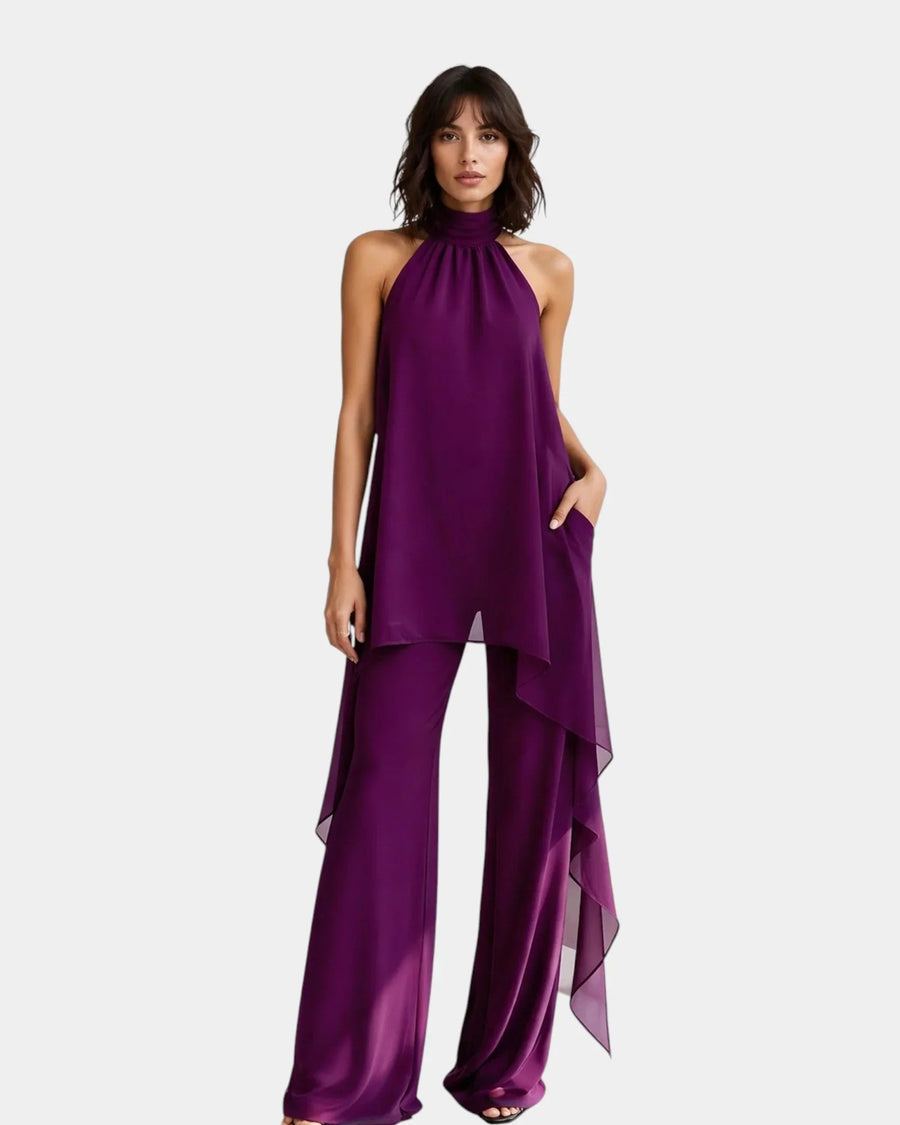 Tilda | Elegant Blouse & Pants Set - women's set
