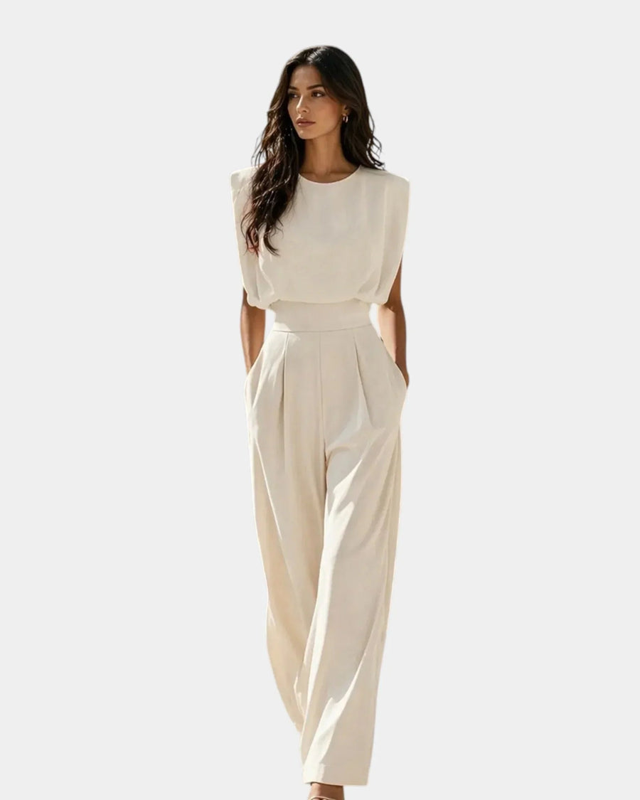 Aymeline | Elegant Belted Jumpsuit - women's set