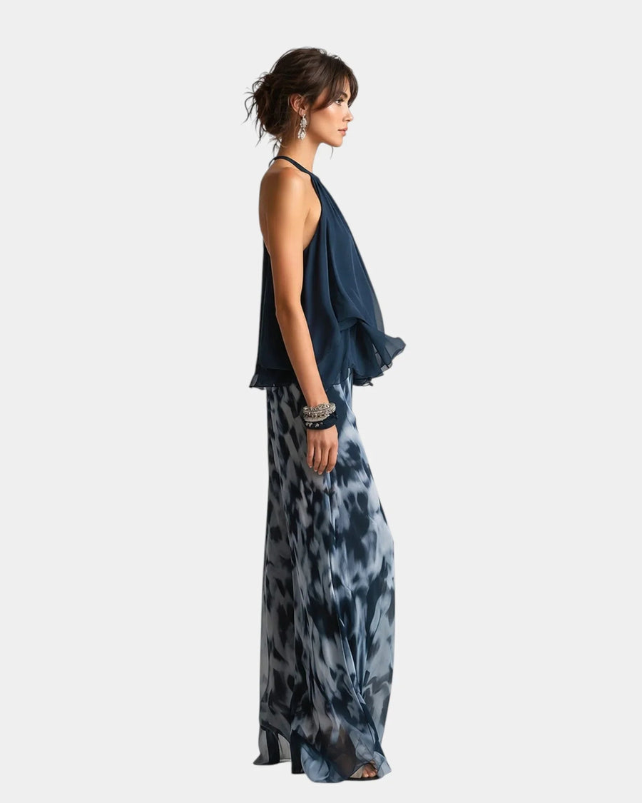 Magali | Elegant Pants & Blouse Set