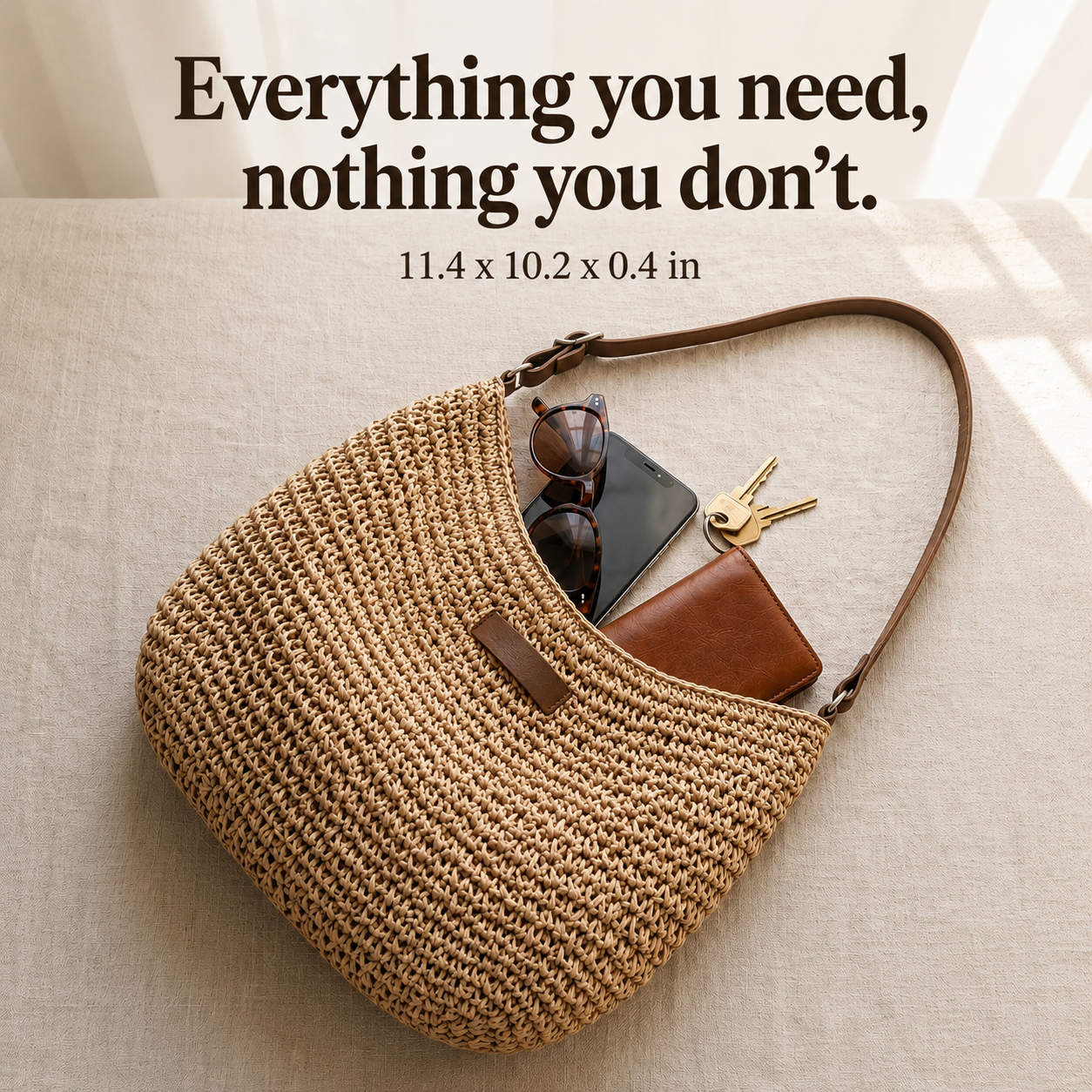 Simona | Elegant Woven Handbag