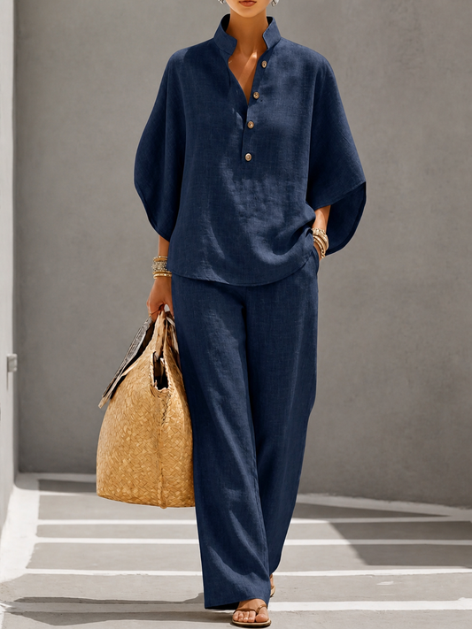 Carlota | Relaxed Palazzo Two-Piece Set