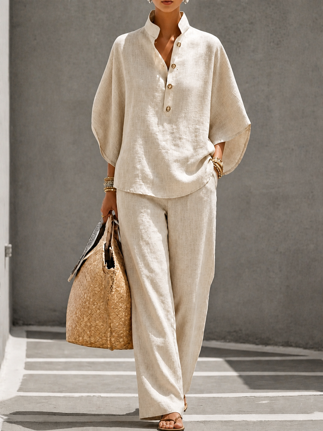 Carlota | Elegant Two-Piece Palazzo Set