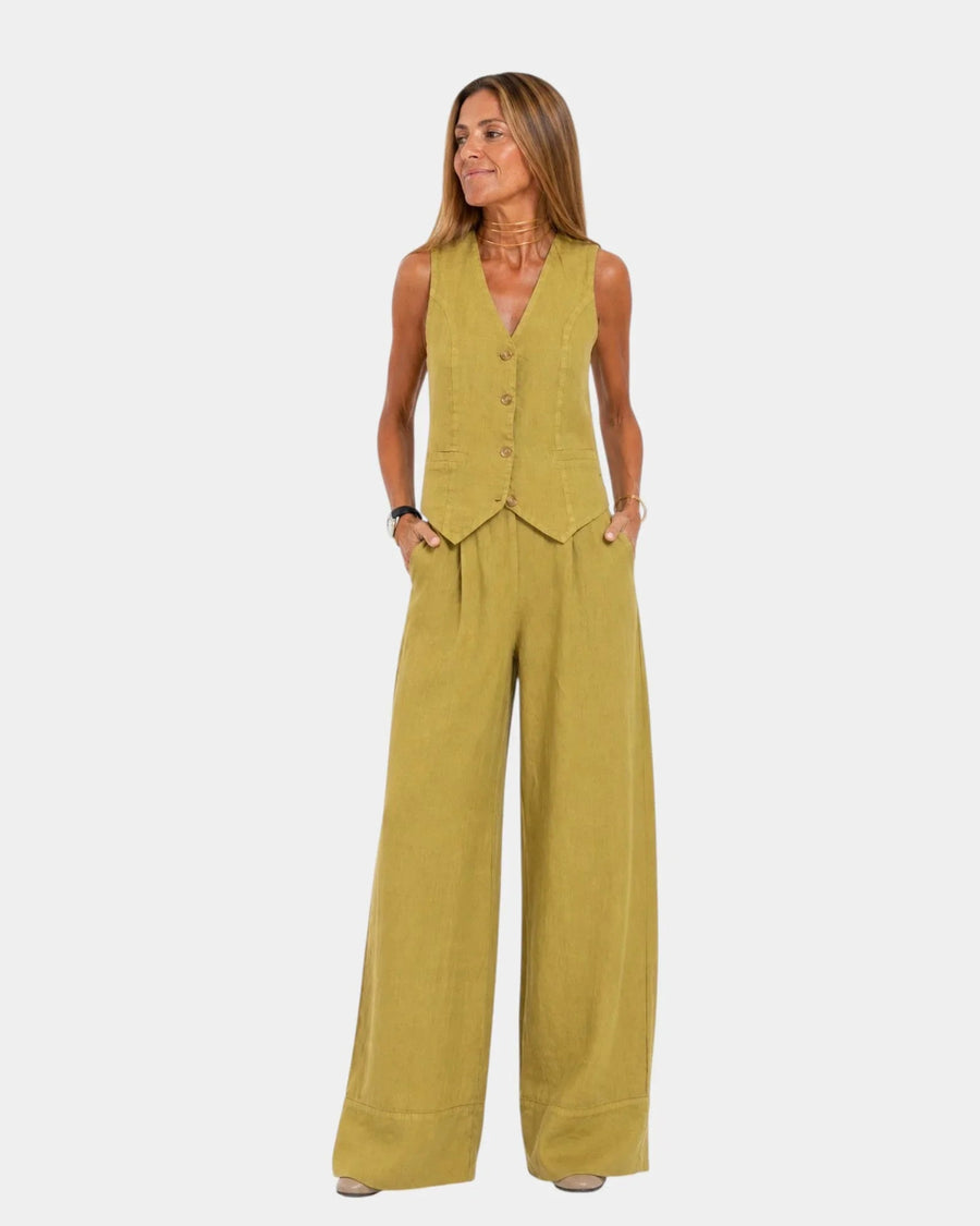 Assia | Sleeveless Vest & Pants Set
