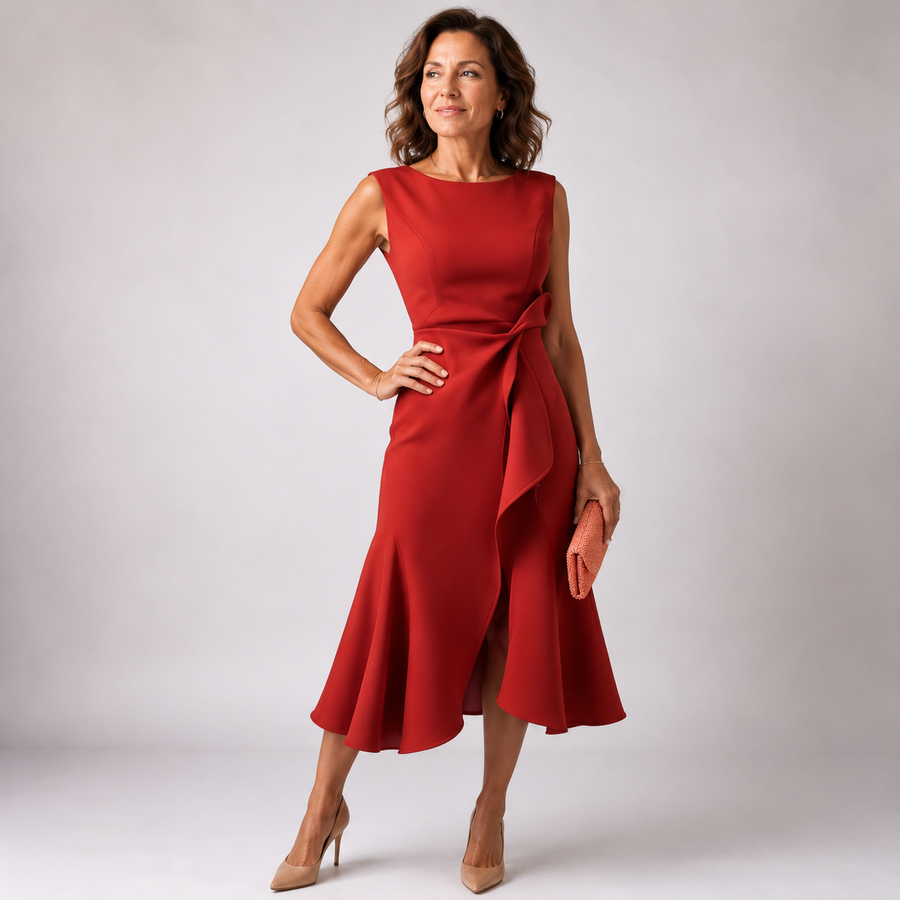 DARLENE | Sophisticated Midi Dress