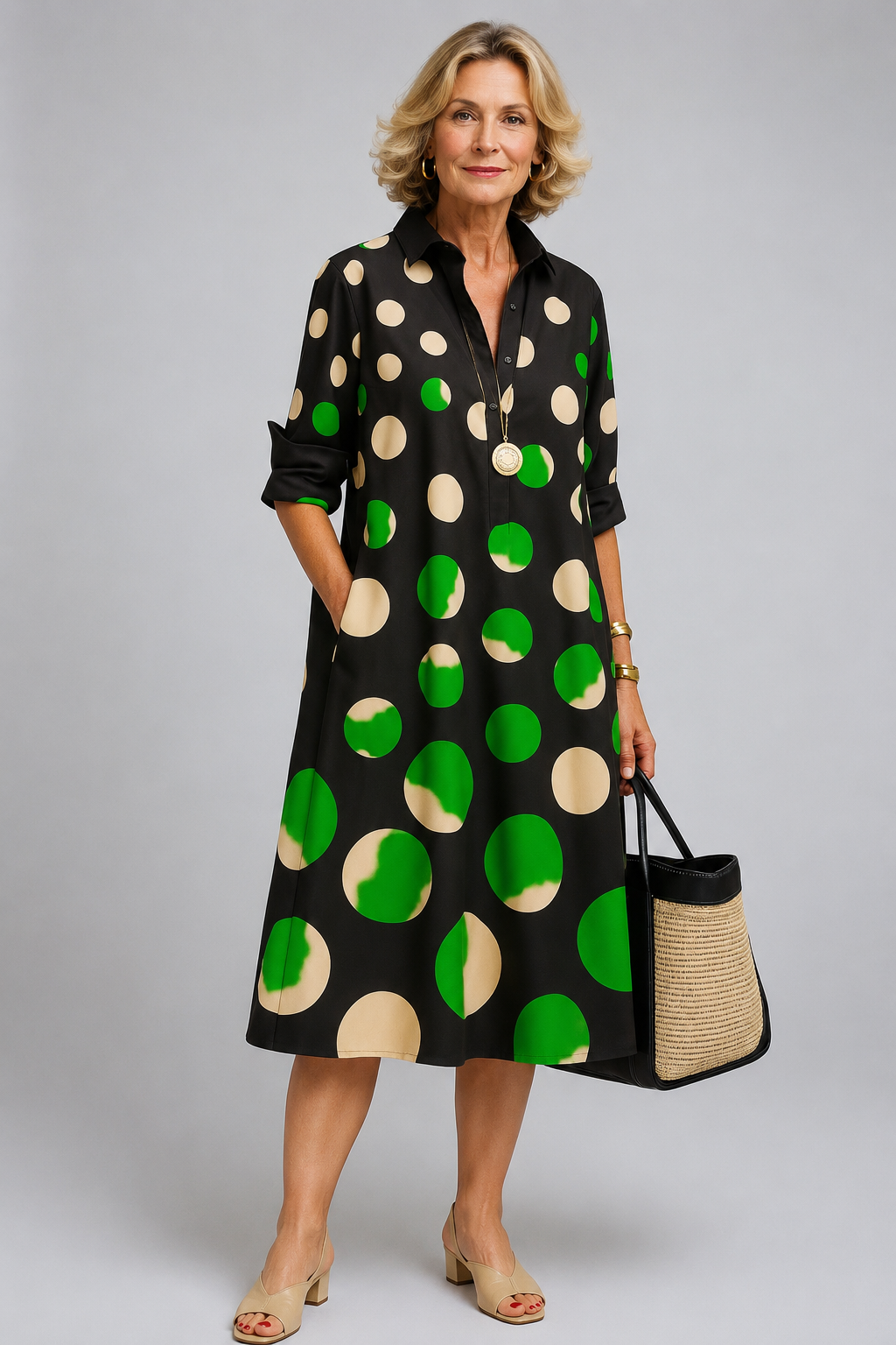 Naomi | Stylish and Elegant Midi Dress