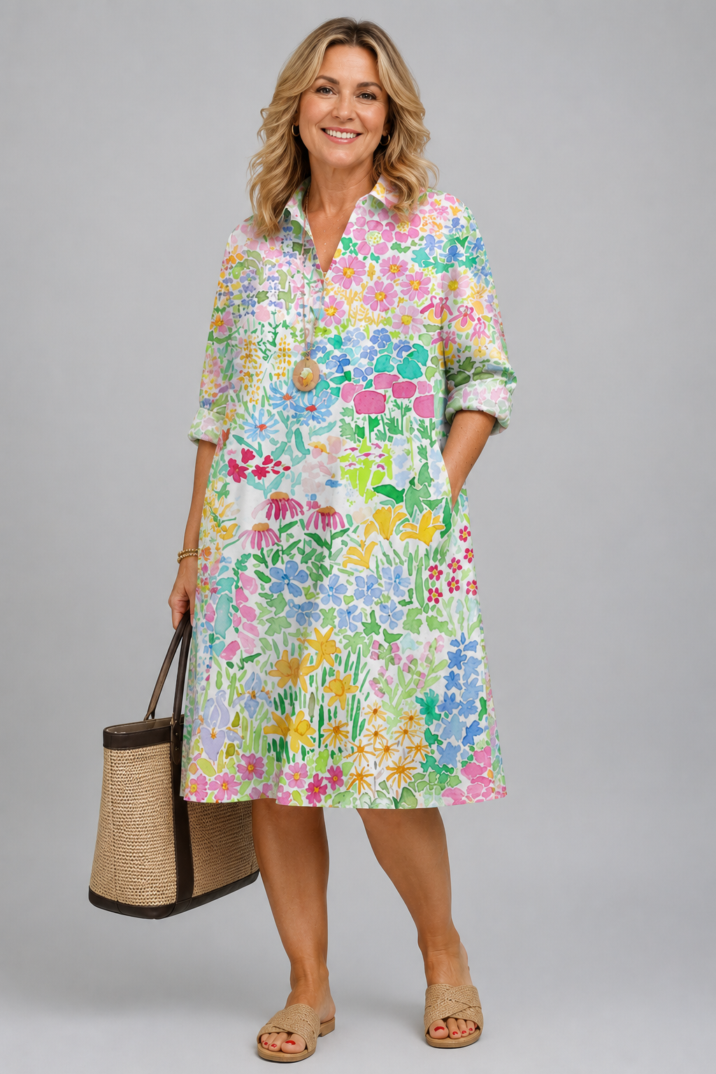 Paige | Elegant and Polished Midi Dress
