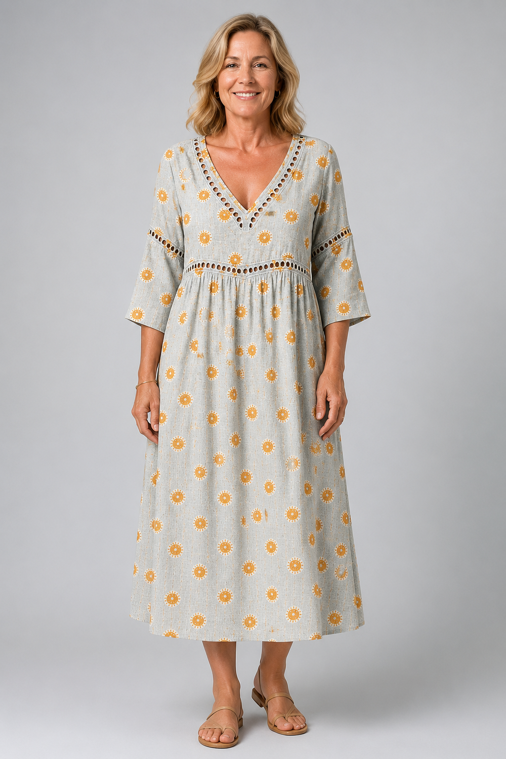 Soft and Light Midi Dress