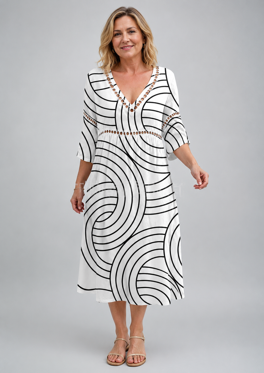 Modern Lines Beach Dress