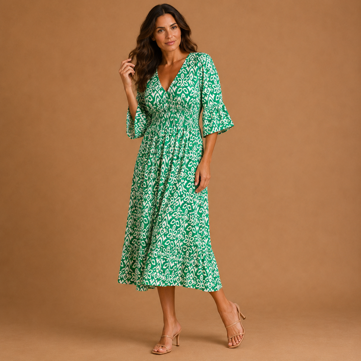 SELENE | Bohemian Midi Dress