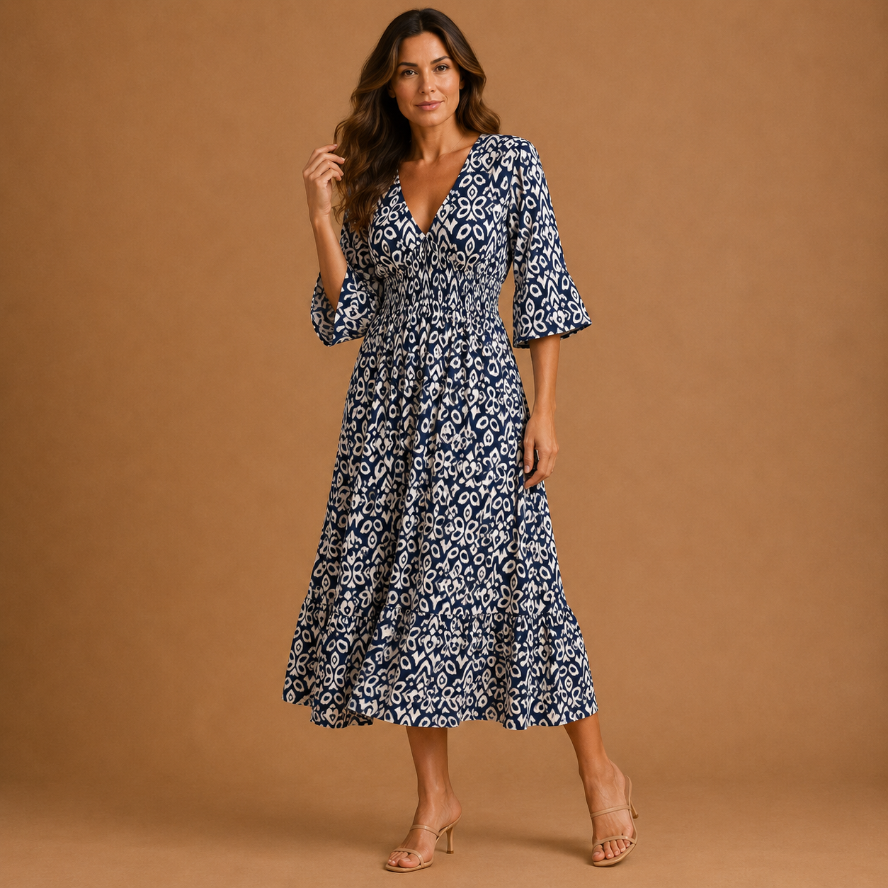 SELENE | Bohemian Midi Dress