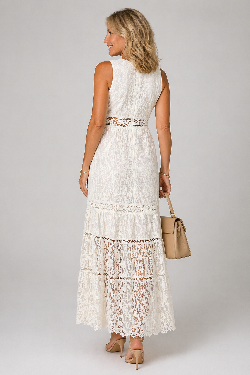 Elara Beige Jurk