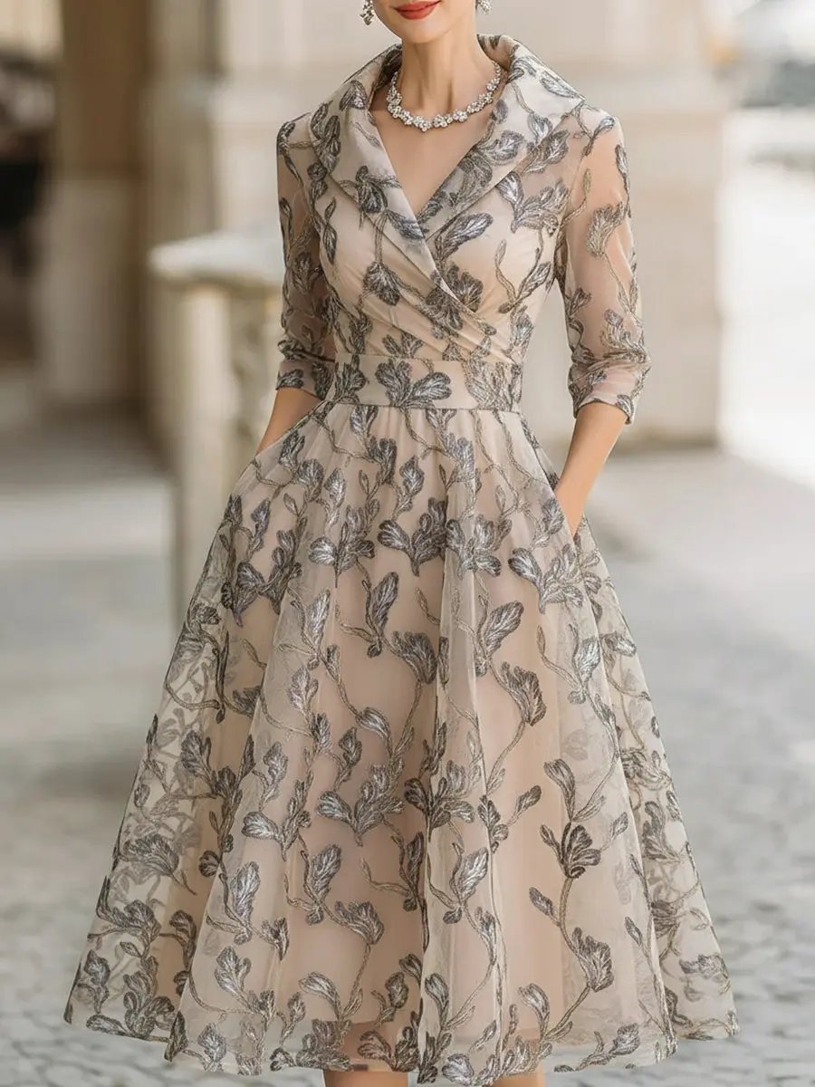 Elena | Elegant Lace Dress