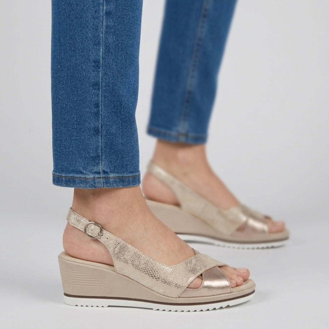 Francesca | Comfort Wedge Sandals