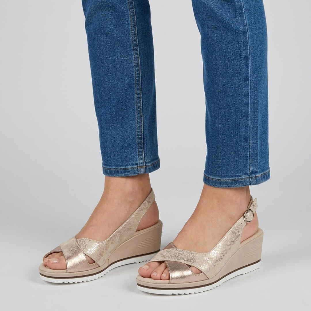 Francesca | Comfort Wedge Sandals