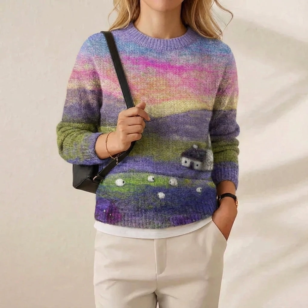Flora | Rainbow Farm Cotton Jumper