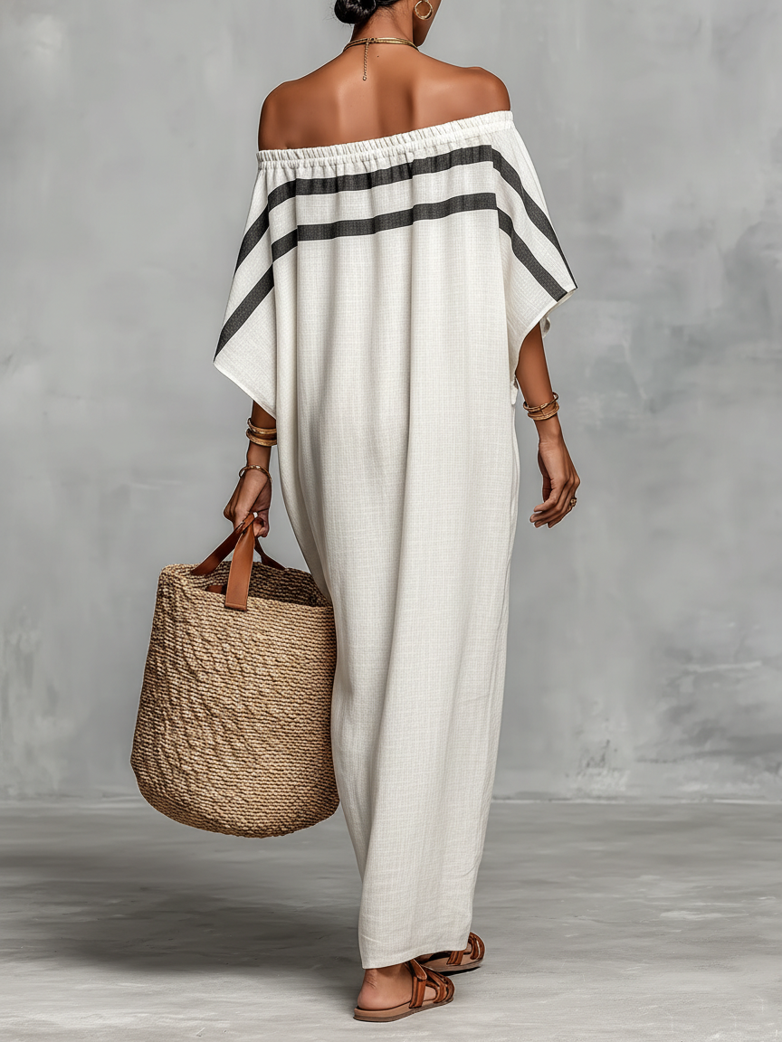 Adela | Off Shoulder Maxi Dress