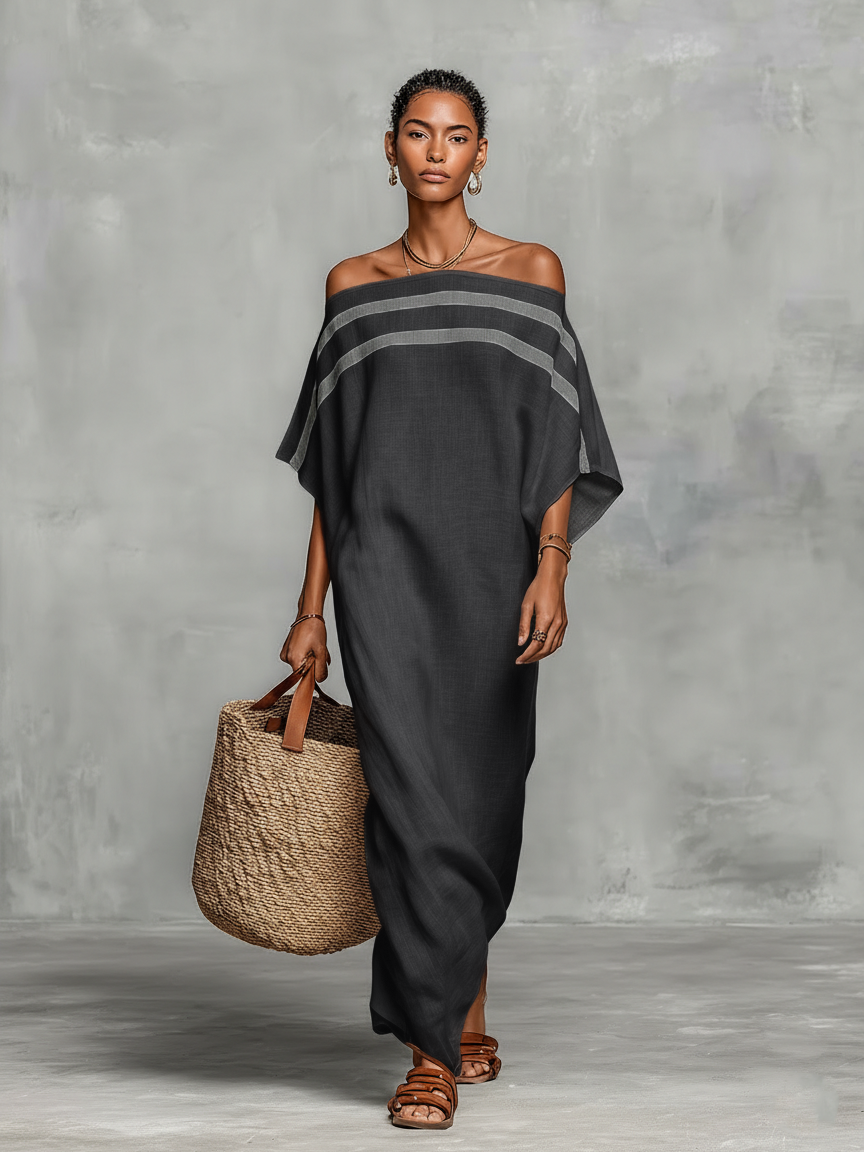 Adela | Off Shoulder Maxi Dress