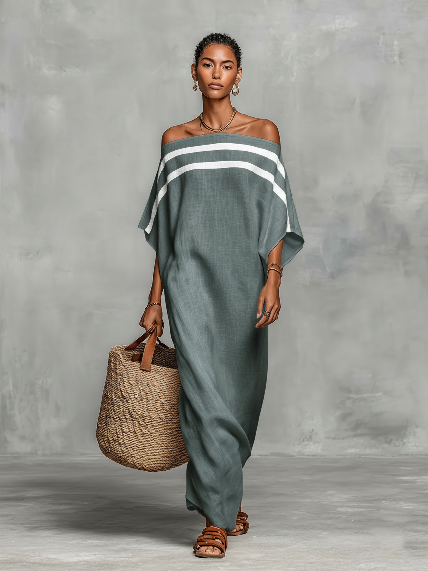 Adela | Off Shoulder Maxi Dress