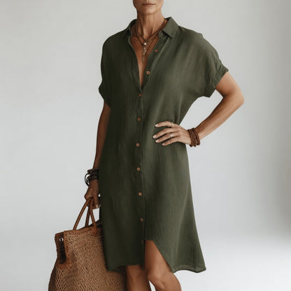 Demi | Midi Shirt Dress