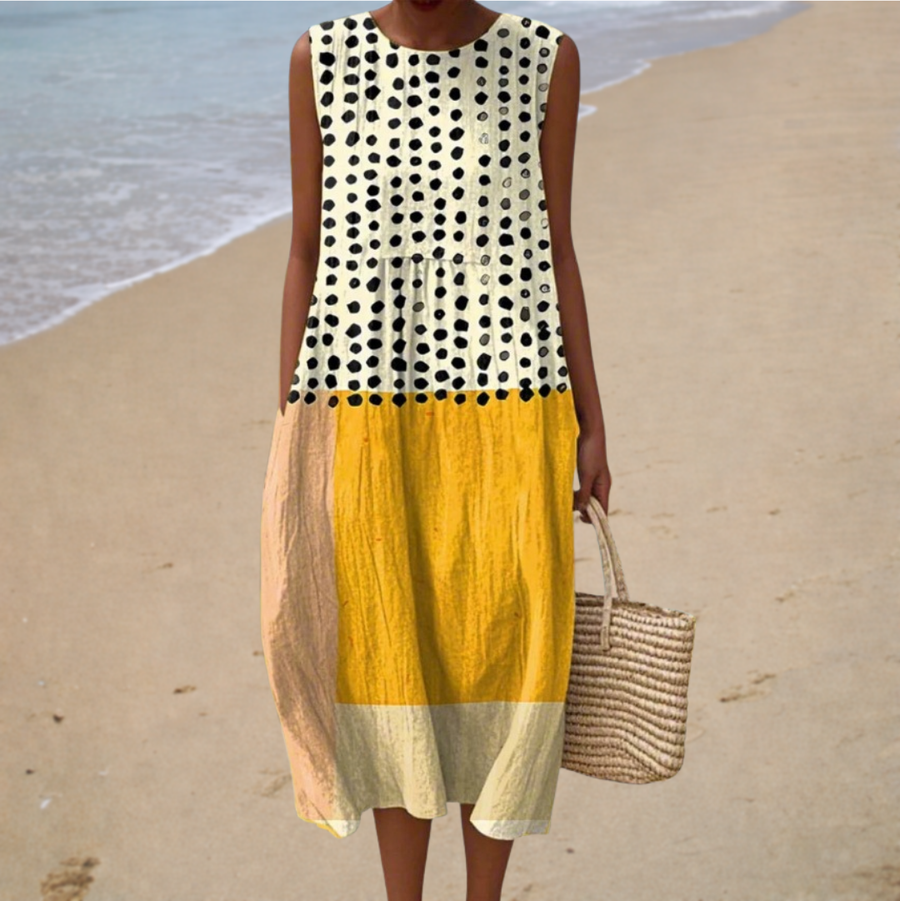 Adèle | Midi Dress Moderne - women's dress