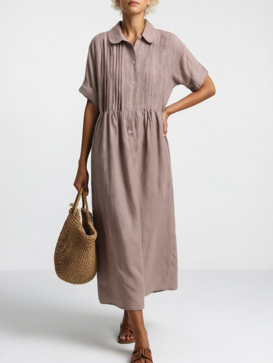 Alexis | Flowing Summer Shirt Dress