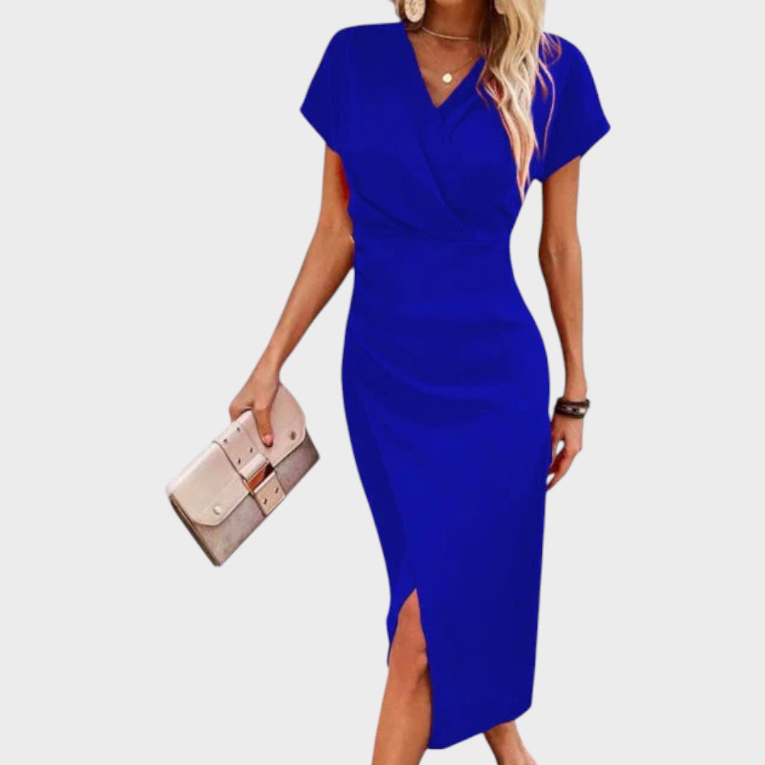 Vilma | V-Neck Midi Dress
