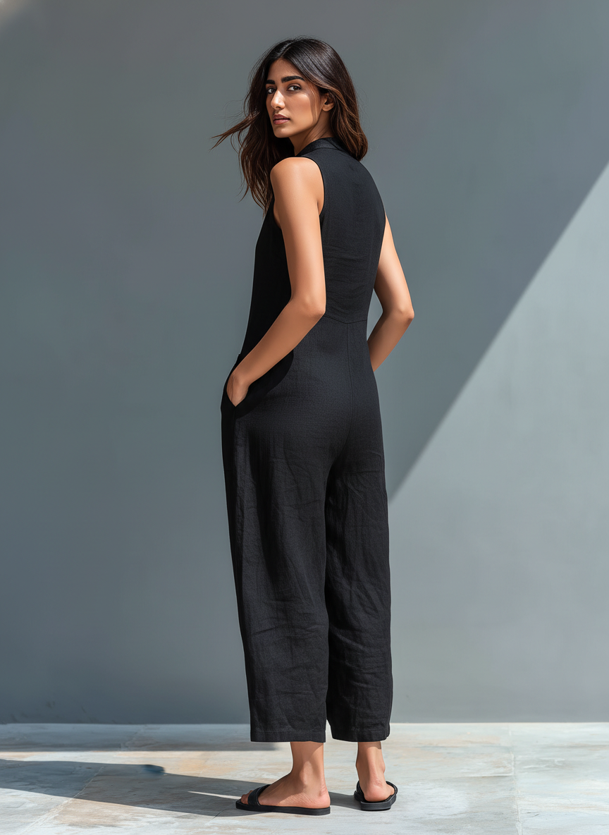 Adele | Flowing Pocket Jumpsuit