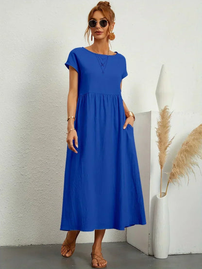 Gabrielle | Flowing Elegant Midi Dress