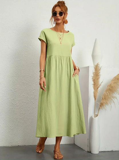 Gabrielle™ | Timeless Elegance Flowing Midi Dress