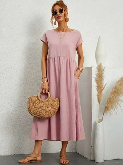 Gabrielle | Flowing Elegant Midi Dress