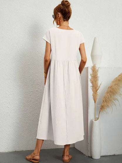 Gabrielle | Flowing Elegant Midi Dress
