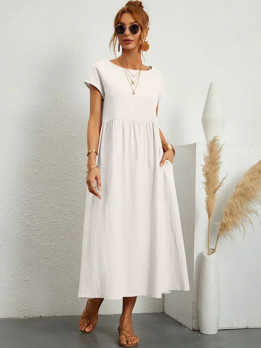 Ursina™ | Fluid Midi Dress-
