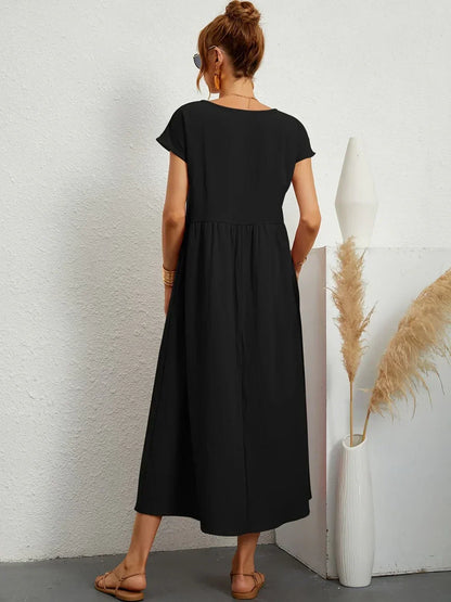 Gabrielle™ | Timeless Elegance Flowing Midi Dress