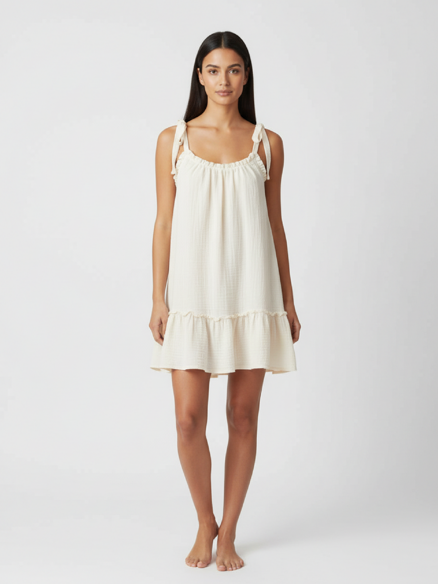 Helena | Relaxed Open-Back Mini Dress