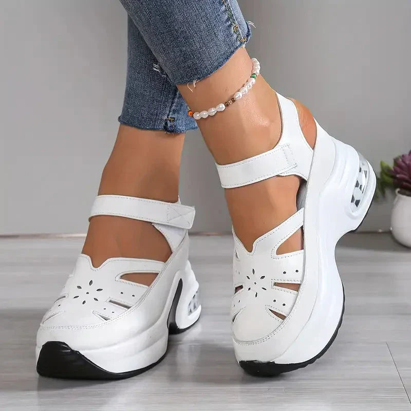 ADELINA | Cut-Out Platform Sandals