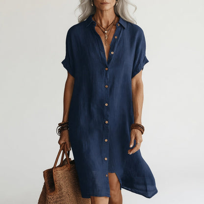Demi | Midi Shirt Dress