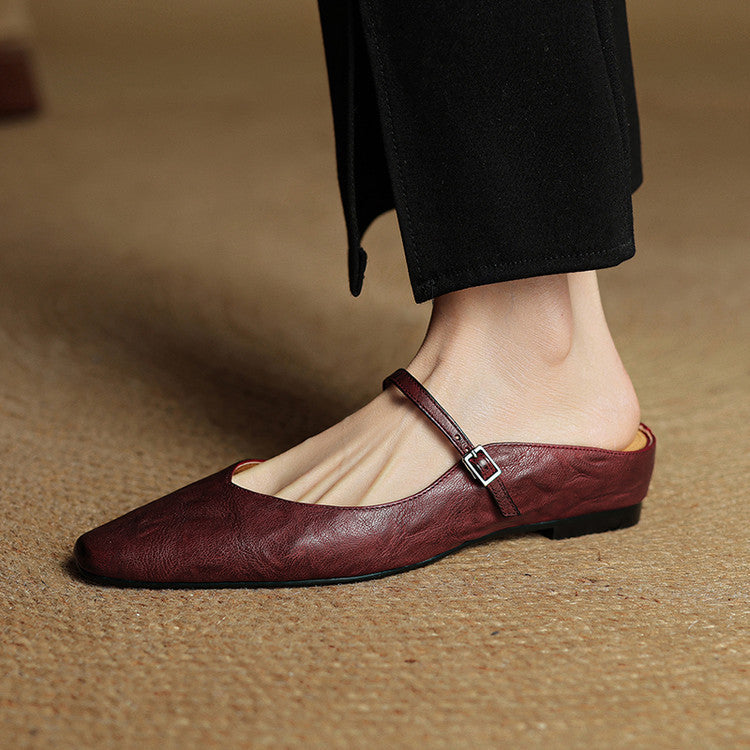 Renata | Genuine Leather Mules