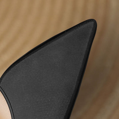 Ceyra Leather Kitten Heels